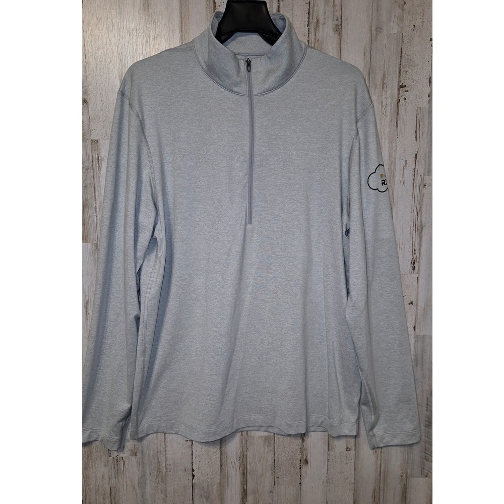Lululemon men L Zip Pullover Performance Shirt Long sleeve Stretchy